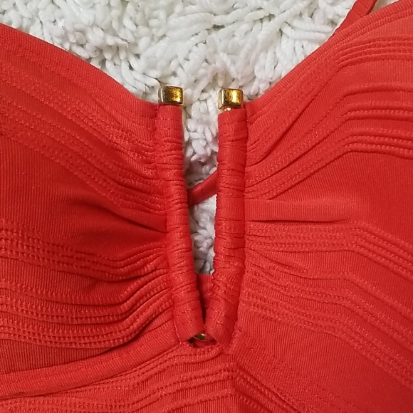 Gorgeous Orange/Red One Piece - Picture 3 of 4